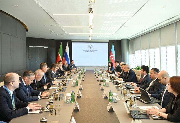 Nazirlər Birgə Sənaye Parkı layihəsinin reallaşdırılmasını müzakirə ediblər (FOTO)