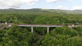 Bakı–Tbilisi–Qars dəmir yolu modernləşdirilmədən sonra istifadəyə verilir (FOTO)