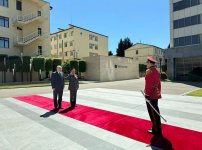 Zakir Həsənov Gürcüstanın müdafiə naziri ilə görüşdü (FOTO)