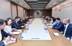 Ceyhun Bayramov Kaleb Orrla Azərbaycan-ABŞ münasibətlərini müzakirə edib (FOTO)