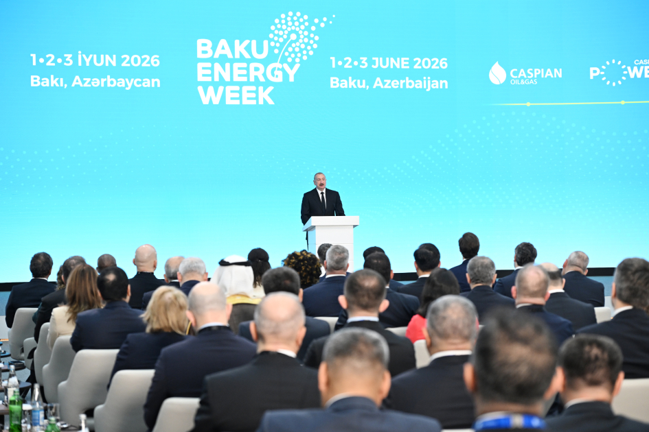Prezident İlham Əliyev Bakı 31-ci “Baku Energy Forum”un rəsmi açılış mərasimində iştirak edib (FOTO/VİDEO)