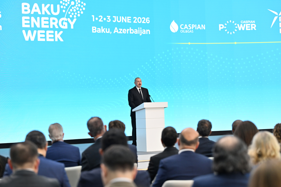 Prezident İlham Əliyev Bakı 31-ci “Baku Energy Forum”un rəsmi açılış mərasimində iştirak edir (FOTO)