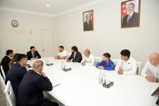 Beynəlxalq yarışlarda medal və kubok qazanan xaçmazlı idmançılarla görüş keçirilib (FOTO)