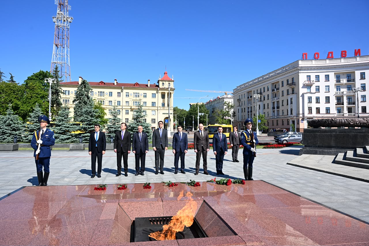 Samir Şərifov Minskdə (FOTO)