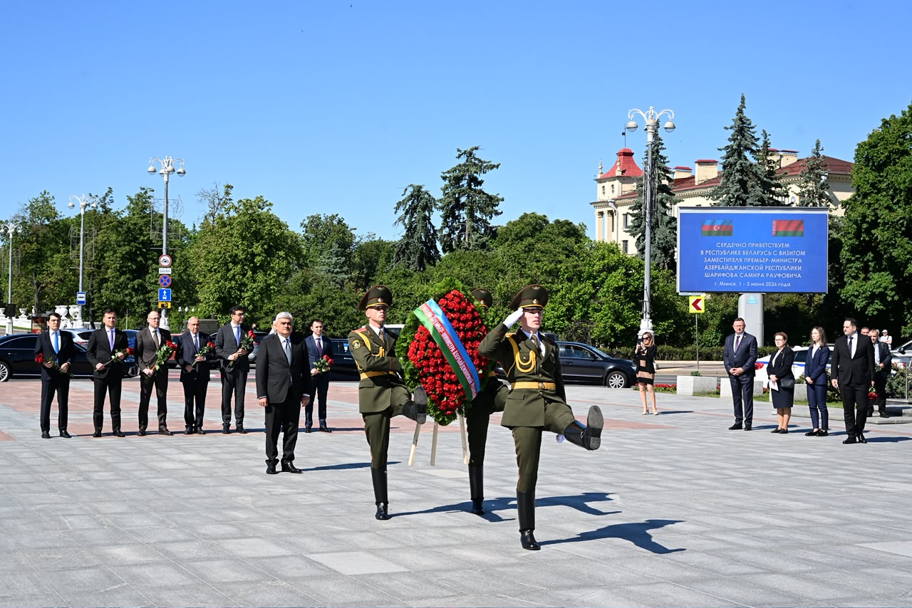Samir Şərifov Minskdə (FOTO)