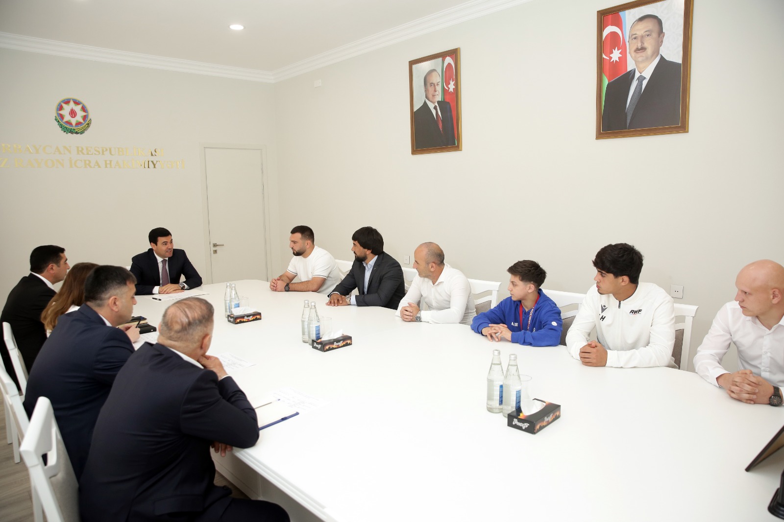 Beynəlxalq yarışlarda medal və kubok qazanan xaçmazlı idmançılarla görüş keçirilib (FOTO)