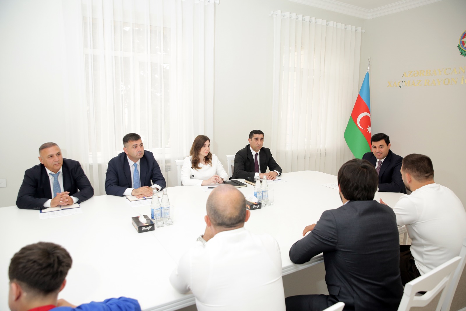 Beynəlxalq yarışlarda medal və kubok qazanan xaçmazlı idmançılarla görüş keçirilib (FOTO)