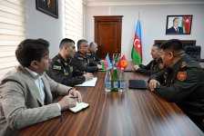Hərbi təhlükəsizlik sahəsində Azərbaycan və Qırğızıstan nümayəndələrinin görüşü keçirilib (FOTO)