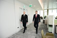 Prezident İlham Əliyev Mərkəzi Bankın yeni binasının açılışında iştirak edib (FOTO/VİDEO)
