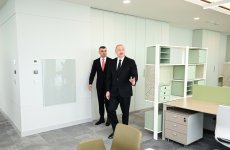 Prezident İlham Əliyev Mərkəzi Bankın yeni binasının açılışında iştirak edib (FOTO/VİDEO)