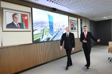 Prezident İlham Əliyev Mərkəzi Bankın yeni binasının açılışında iştirak edib (FOTO/VİDEO)