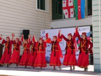 Marnuelidə Azərbaycanın və Gürcüstanın Müstəqillik Günləri qeyd edilib (FOTO)