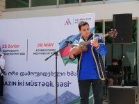 Marnuelidə Azərbaycanın və Gürcüstanın Müstəqillik Günləri qeyd edilib (FOTO)