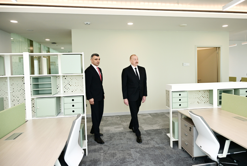 Prezident İlham Əliyev Mərkəzi Bankın yeni binasının açılışında iştirak edib (FOTO/VİDEO)
