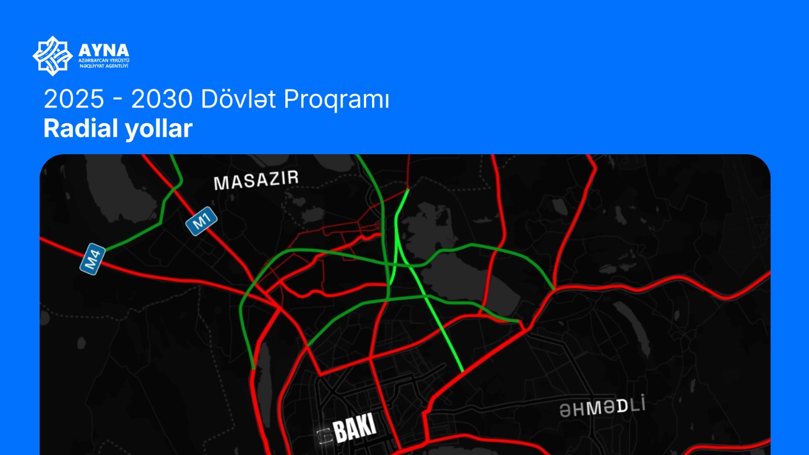 Bakı-Sumqayıt yoluna alternativ marşrut yaradılır - XƏRİTƏ