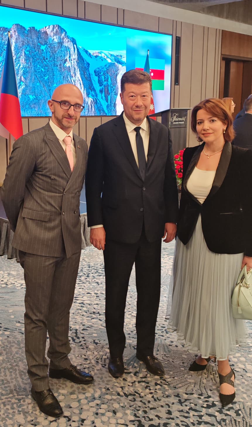 FCHAIN nümayəndələri Praqada Azərbaycanın Müstəqillik Gününə həsr olunmuş qəbulda iştirak edib və Çexiyanın siyasi liderləri ilə yüksək səviyyəli görüşlər keçiriblər (FOTO)