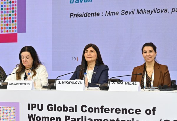 Sevil Mikayılova Belqradda IPU platformasında: Dünyada ayrıseçkilik xarakterli qanunlar qadınların cəmiyyətdəki rolu ilə bağlı stereotipləri gücləndirir