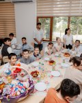 Leyla Əliyeva və Arzu Əliyeva 11 nömrəli inteqrasiya təlimli internat tipli ümumtəhsil məktəbində olublar (FOTO)
