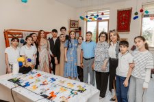 Leyla Əliyeva və Arzu Əliyeva 11 nömrəli inteqrasiya təlimli internat tipli ümumtəhsil məktəbində olublar (FOTO)