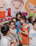 Leyla Əliyeva və Arzu Əliyeva 11 nömrəli inteqrasiya təlimli internat tipli ümumtəhsil məktəbində olublar (FOTO)
