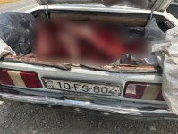 Satılmaq üçün daşınan 120 kq yararsız ət aşkarlanıb (FOTO)