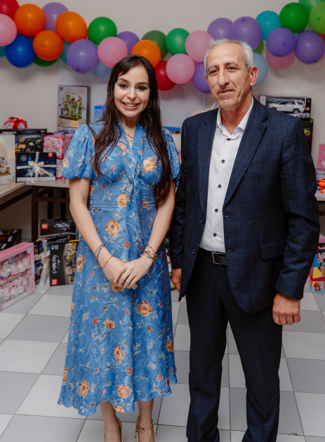 Leyla Əliyeva və Arzu Əliyeva 11 nömrəli inteqrasiya təlimli internat tipli ümumtəhsil məktəbində olublar (FOTO)