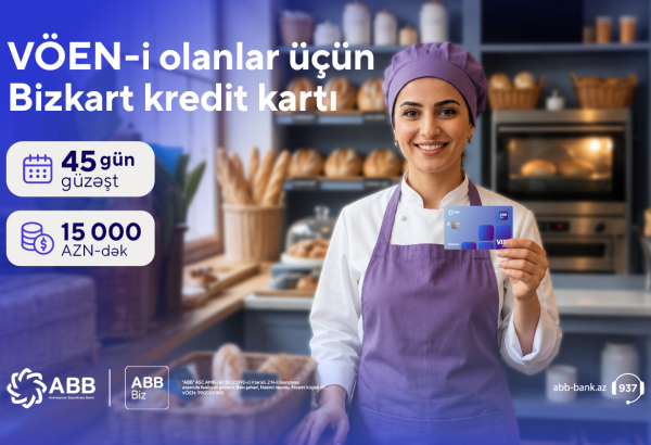 ABB-dən kiçik sahibkarlara böyük imkanlar yaradan biznes kartı