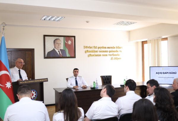 Yasamal rayon prokurorluğunda seminar və “Açıq Qapı” günü keçirilib (FOTO)