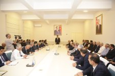 Xaçmaz Rayon İcra Hakimiyyətində Prezident İlham Əliyevin aqrar sahə ilə bağlı tapşırıqlarının icrası müzakirə edilib (FOTO)