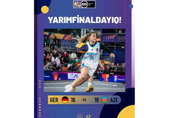 Azərbaycanın 3x3 basketbol millisi dünya çempionatının yarımfinalına yüksəlib