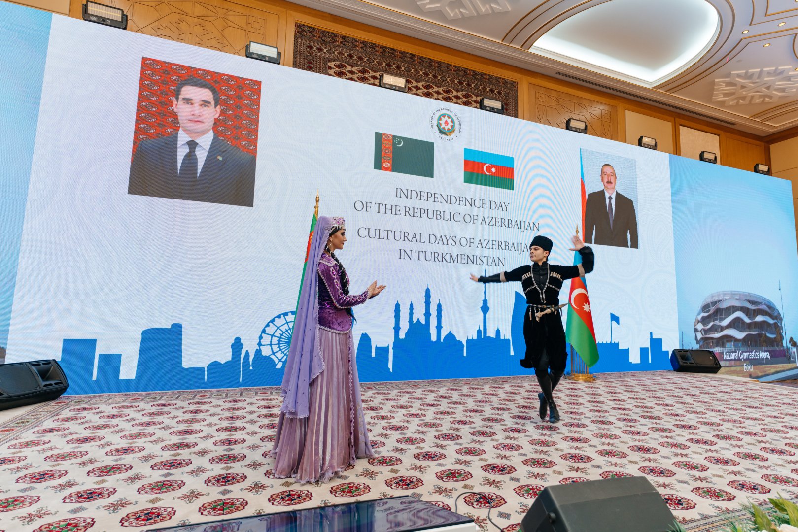 Türkmənistanda Müstəqillik Günü və Azərbaycanın Mədəniyyət Günləri qeyd olunub (FOTO)