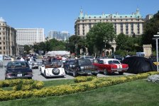 Klassik və sürət avtomobilləri festivalının birinci günü başa çatıb (FOTO/VİDEO)