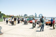 Klassik və sürət avtomobilləri festivalının birinci günü başa çatıb (FOTO/VİDEO)