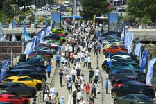 Klassik və sürət avtomobilləri festivalının birinci günü başa çatıb (FOTO/VİDEO)