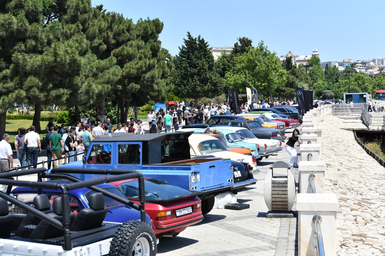 Klassik və sürət avtomobillərinin festivalı başa çatıb (FOTO/VİDEO)