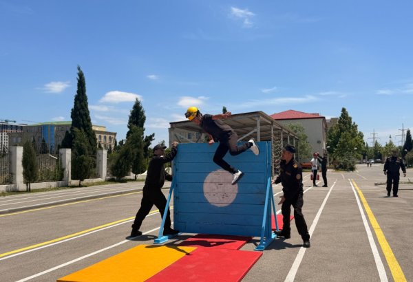 “Gənc xilasedici və yanğınsöndürən” yarışlarının zona birinciliyi keçirilib (FOTO/VİDEO)