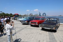 Klassik və sürət avtomobillərinin festivalı başa çatıb (FOTO/VİDEO)