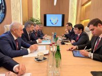 Sankt-Peterburq Forumunda Azərbaycanın iqtisadi əməkdaşlıq gündəliyi müzakirə olunub (FOTO)