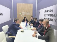Sankt-Peterburq Forumunda Azərbaycanın iqtisadi əməkdaşlıq gündəliyi müzakirə olunub (FOTO)