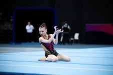 Azərbaycan gimnastları Dünya kubokunda finala yüksəliblər (FOTO)