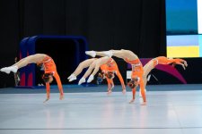 Azərbaycan gimnastları beynəlxalq turnirin finalına vəsiqə qazanıblar (FOTO)