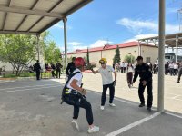“Gənc xilasedici və yanğınsöndürən” yarışlarının zona birinciliyi keçirilib (FOTO/VİDEO)