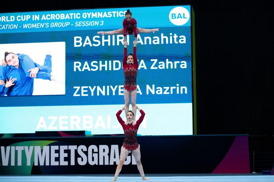 Azərbaycan gimnastları Dünya kubokunda finala yüksəliblər (FOTO)