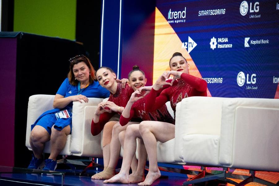 Azərbaycan gimnastları Dünya kubokunda finala yüksəliblər (FOTO)