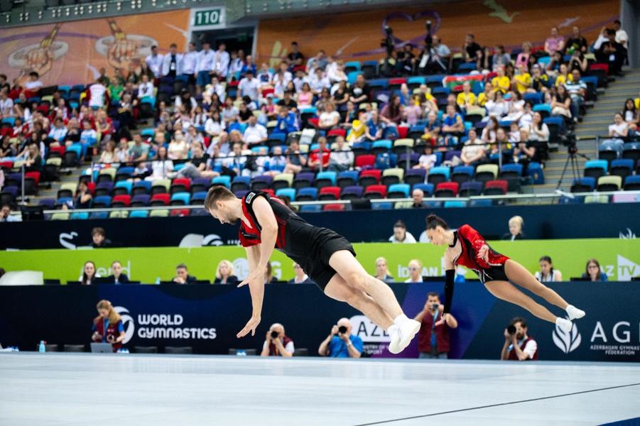 Azərbaycan gimnastları Dünya kubokunda finala yüksəliblər (FOTO)