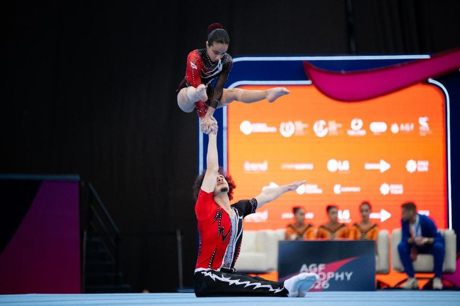 Azərbaycan gimnastları beynəlxalq turnirin finalına vəsiqə qazanıblar (FOTO)