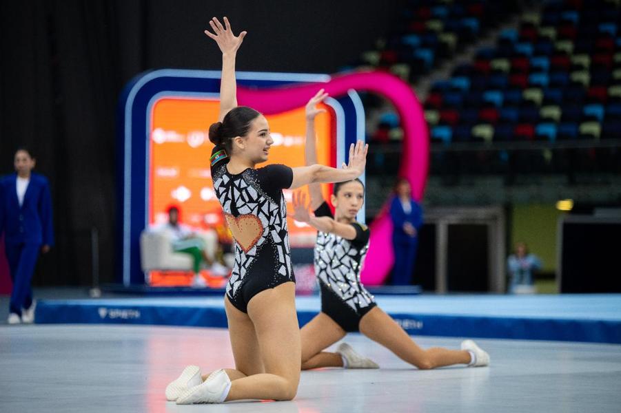 Azərbaycan gimnastları beynəlxalq turnirin finalına vəsiqə qazanıblar (FOTO)