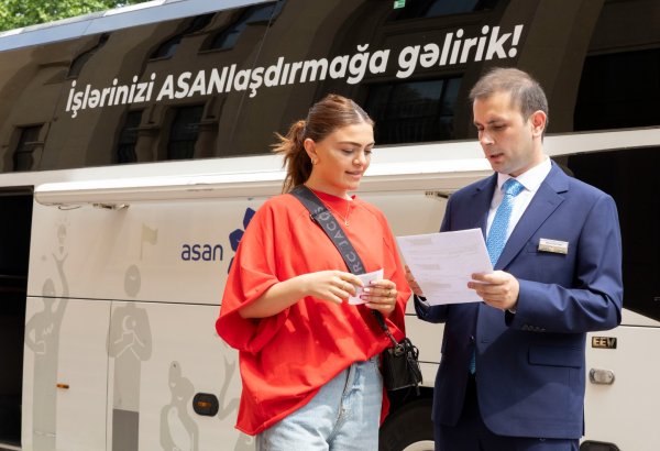 Səyyar ASAN xidmət Gürcüstanda fəaliyyət göstərib (FOTO)