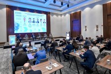 “Bir pəncərə” informasiya sistemi Xəzər Beynəlxalq Nəqliyyat, Tranzit və Logistika Forumunda təqdim olunub (FOTO)