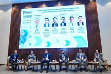 “Bir pəncərə” informasiya sistemi Xəzər Beynəlxalq Nəqliyyat, Tranzit və Logistika Forumunda təqdim olunub (FOTO)